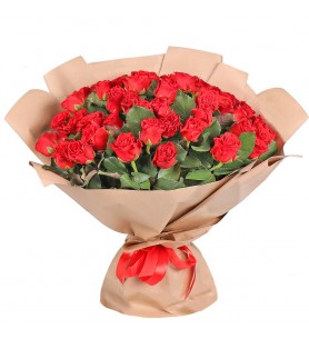 Buket 41 Kırmızı Gül