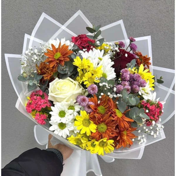Karışık Kasımpatı Buketi 01